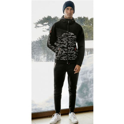 SUDADERA CASUAL GOODYEAR NS92 ~ CABALLERO Negro 