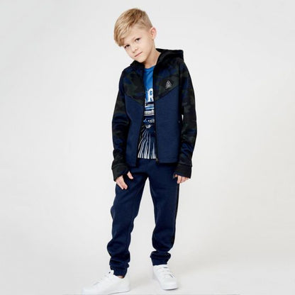 CONJUNTO CASUAL KEBO KIDS HTN1 ~ NIÑO Azul 