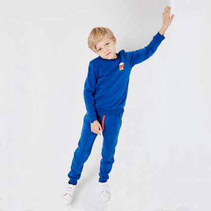 CONJUNTO CASUAL KEBO KIDS HTR3 ~ NIÑO Azul 