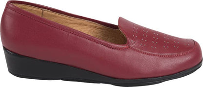 Choclo De Piel Cuña Loafer