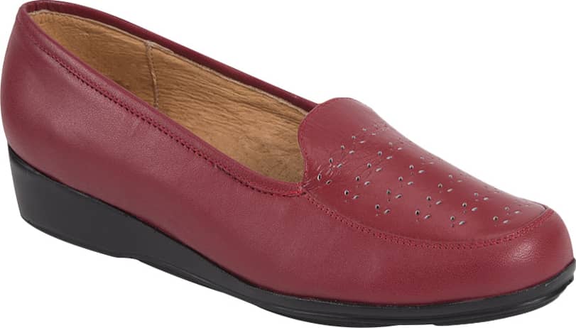 Choclo De Piel Cuña Loafer