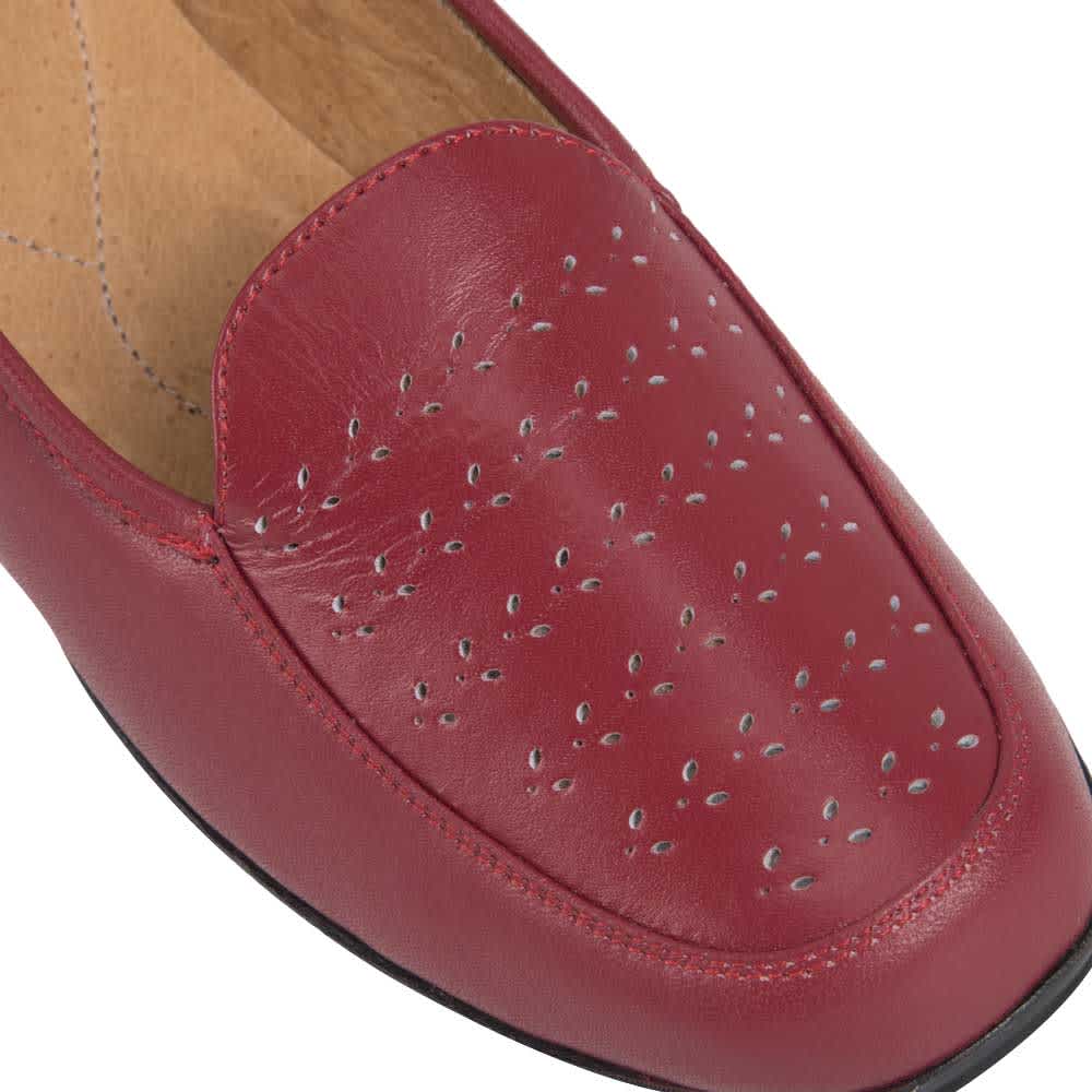 Choclo De Piel Cuña Loafer