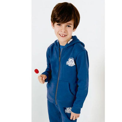 Blue Sweatshirt for Boy Kebo Kids K013