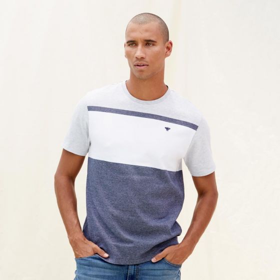 PLAYERA CASUAL D.E.E.P SELECTION E114 ~ CABALLERO Gris 