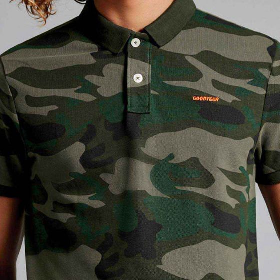 Playera Polo Verde para Hombre Goodyear E100