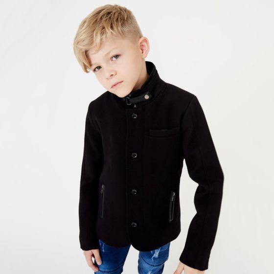 Abrigo Casual Negro Niño Kebo Kids  732 - Conceptos