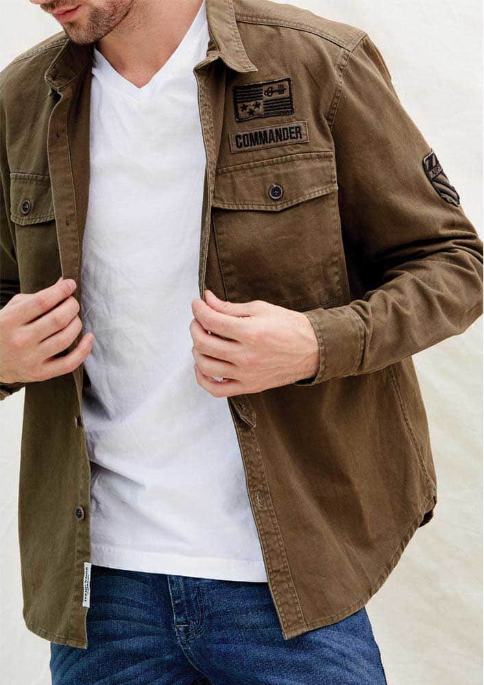 ROPA CASUAL CAMISA HARD SODA 8032