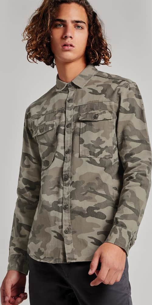 ROPA CASUAL CAMISA HARD SODA 8032