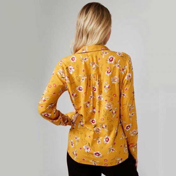 BLUSA CASUAL HOLLY LAND 4035 ~ DAMA Amarillo 