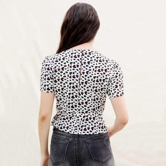 BLUSA CASUAL HOLLY LAND AS34 ~ DAMA Blanco 