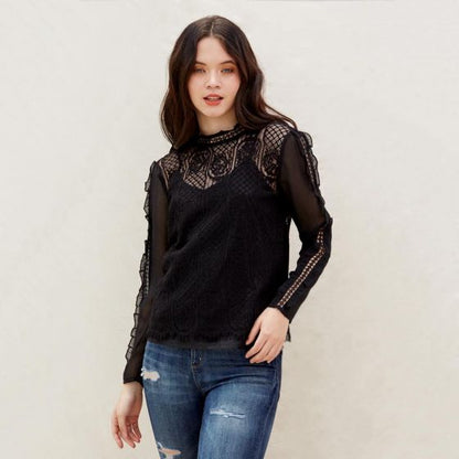 BLUSA CASUAL HOLLY LAND DS46 ~ DAMA Negro 