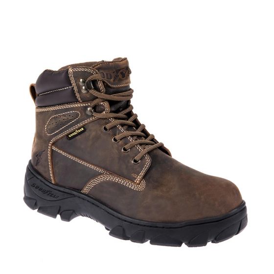 Botas industrailes Goodyear 3047 para hombre | Cafe | Piel  - frente