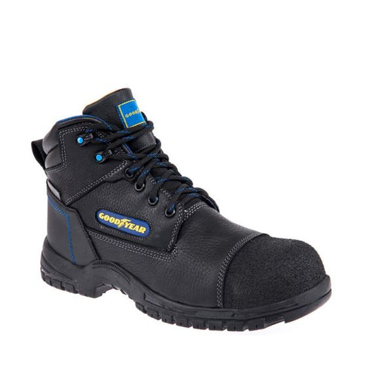 Goodyear 0105 Men's Industrial Boots - Black 