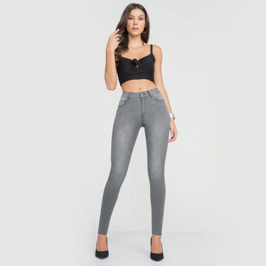 JEANS CASUAL ATMOSPHERE DNM 8701 ~ DAMA Gris 