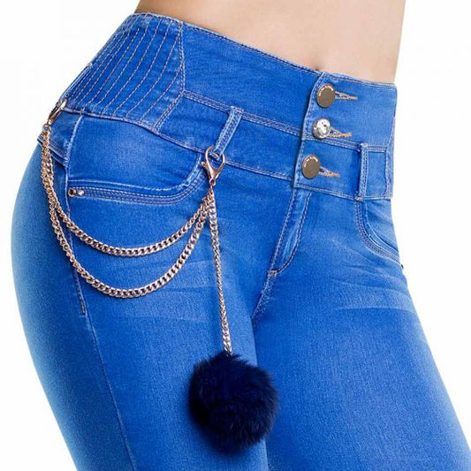 JEANS CASUAL SEVEN ELEVEN 8667 ~ DAMA Azul 