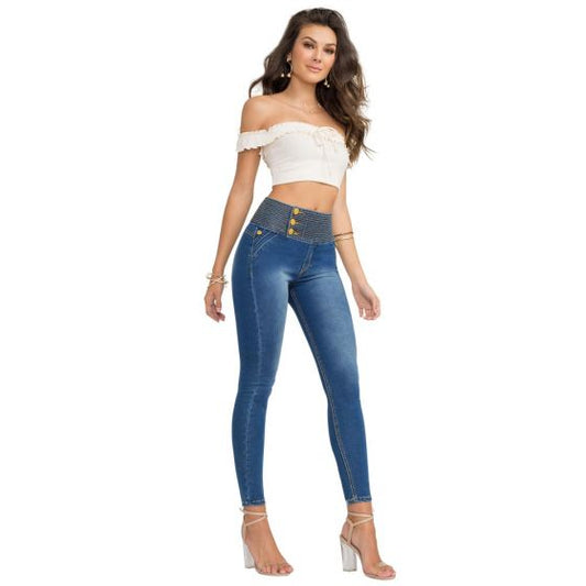 JEANS CASUAL SEVEN ELEVEN 5424 ~ DAMA Gris 