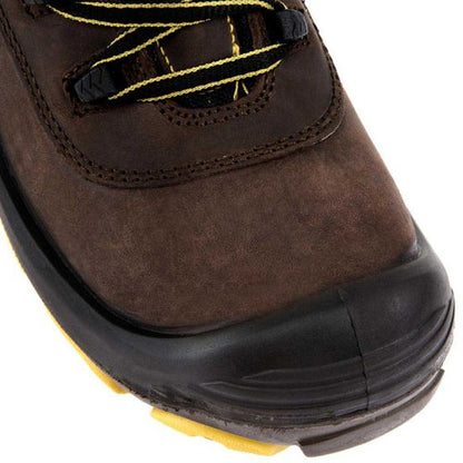 Brown Industrial Safety Boots for Men Goodyear 3160