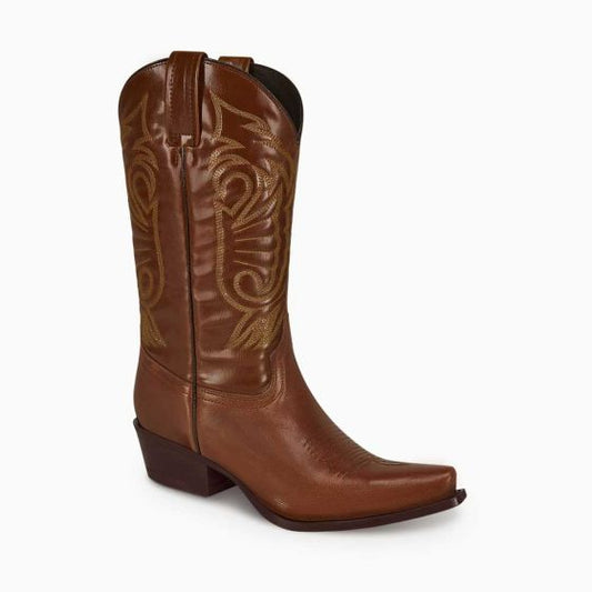 HOLY LAND COWBOY BOOT 24 Brown Woman Blessed Land 24