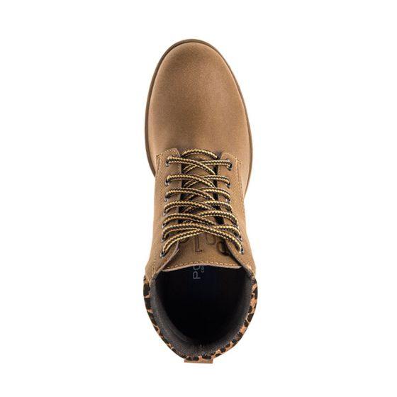 Botas Militares Cafés para Mujer Hpc Polo 5221 - Conceptos