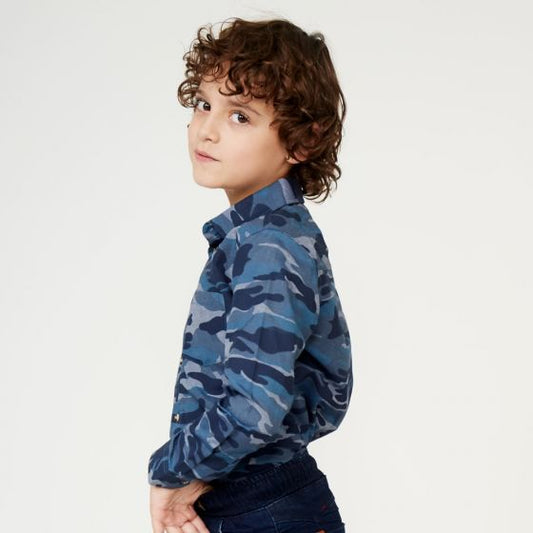 CAMISA CASUAL KEBO KIDS 2222 ~ NIÑO Multicolor 