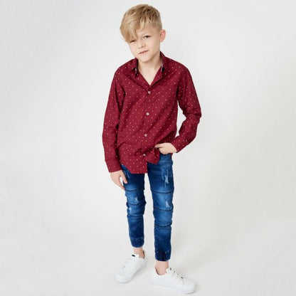 Multicolored Casual Shirt for Boys Kebo Kids 2222