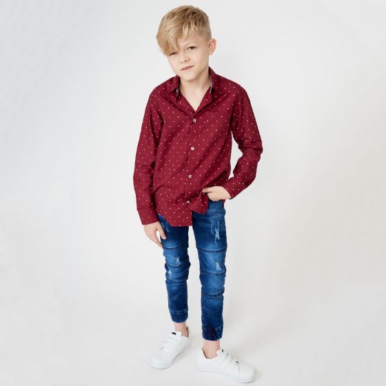 CAMISA CASUAL KEBO KIDS 2222 ~ NIÑO Multicolor 