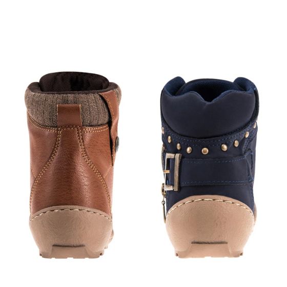 Women's Multicolor Casual Boots Kebo 1220