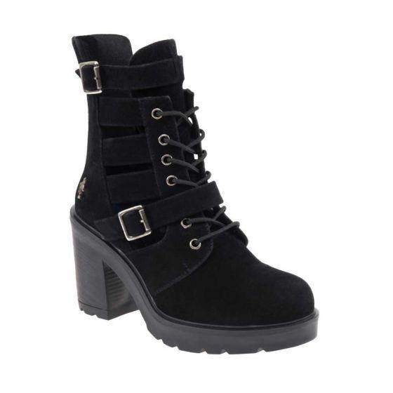 Botas Militares Negros para Mujer Hpc Polo 9505 - Conceptos