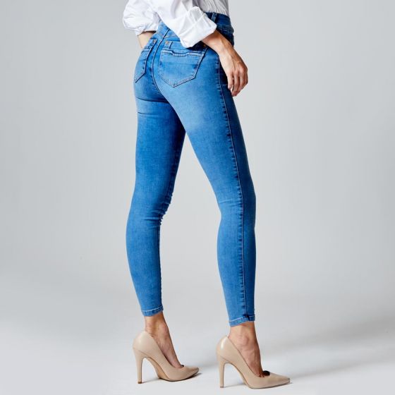 JEANS CASUAL FERGINO 1932 ~ DAMA Azul 