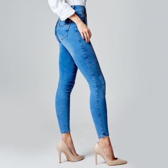 JEANS CASUAL FERGINO 1932 ~ DAMA Azul 