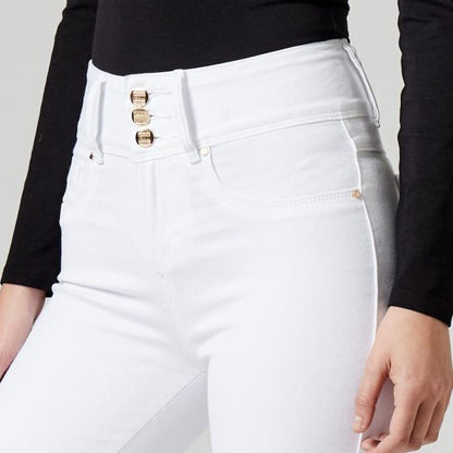 JEANS CASUAL FERGINO 1976 ~ DAMA Blanco 