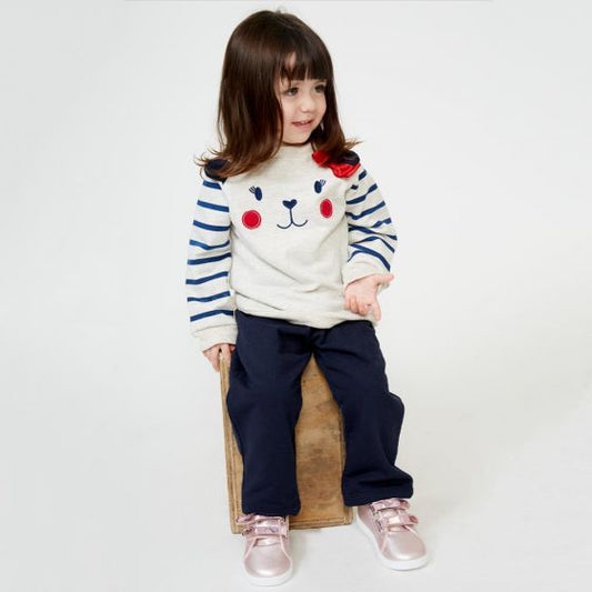 CONJUNTO CASUAL PINK BABY BY PRICE SHOES 7304 ~ BEBA Azul 