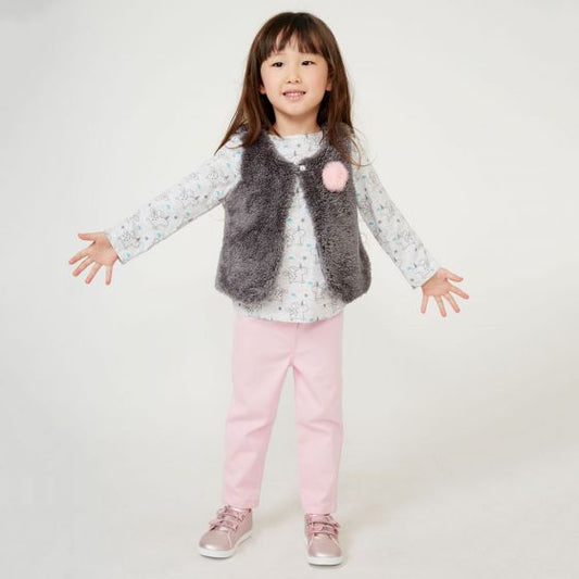 CONJUNTO CASUAL PINK BABY BY PRICE SHOES 6804 ~ BEBA Gris 