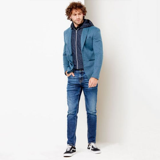 JEANS CASUAL HPC POLO J916 ~ CABALLERO Azul 