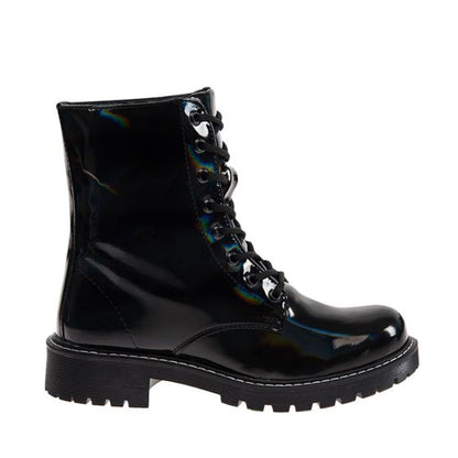 Black Military Boots for Women Blessed Earth 4815