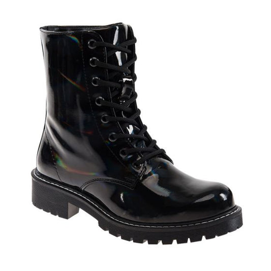 Black Military Boots for Women Blessed Earth 4815