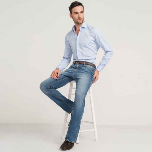 JEANS CASUAL SEVEN ELEVEN 8731 ~ CABALLERO Azul 