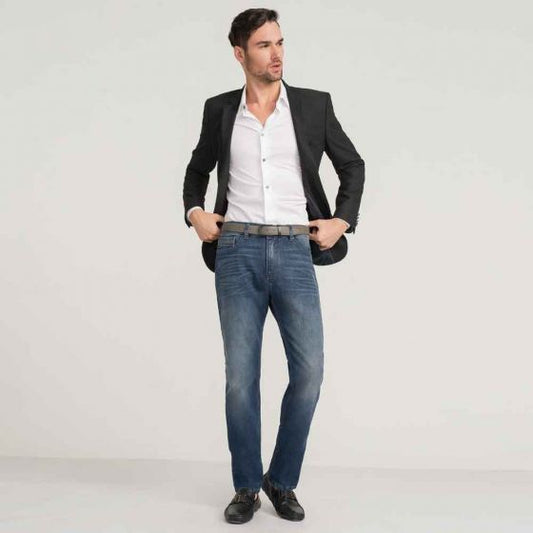 JEANS CASUAL SEVEN ELEVEN 8732 ~ CABALLERO Azul 