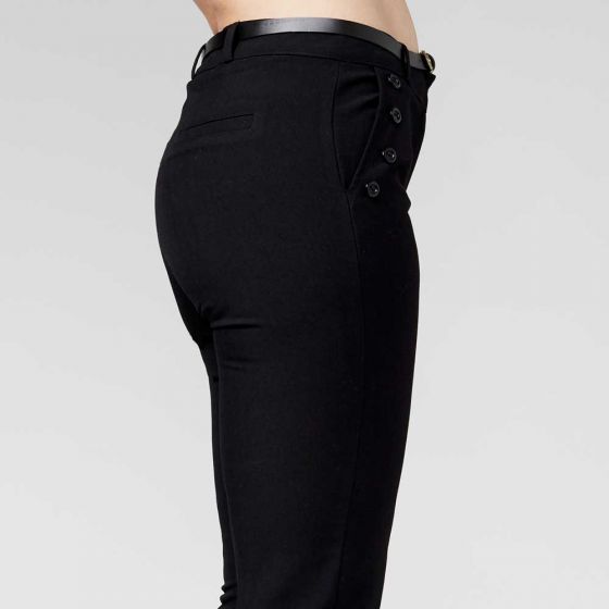 PANTALON FORMAL CHOPPARD 1969 ~ DAMA Negro 