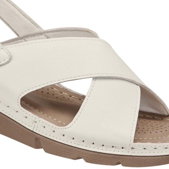 SANDALIA CONFORT SHOSH 098A ~ DAMA Blanco  