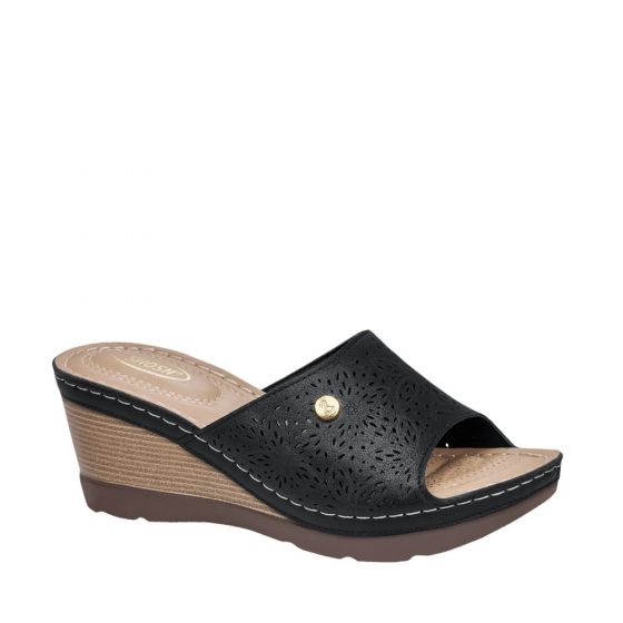 SANDALIA CONFORT SHOSH 1523 ~ DAMA Negro  