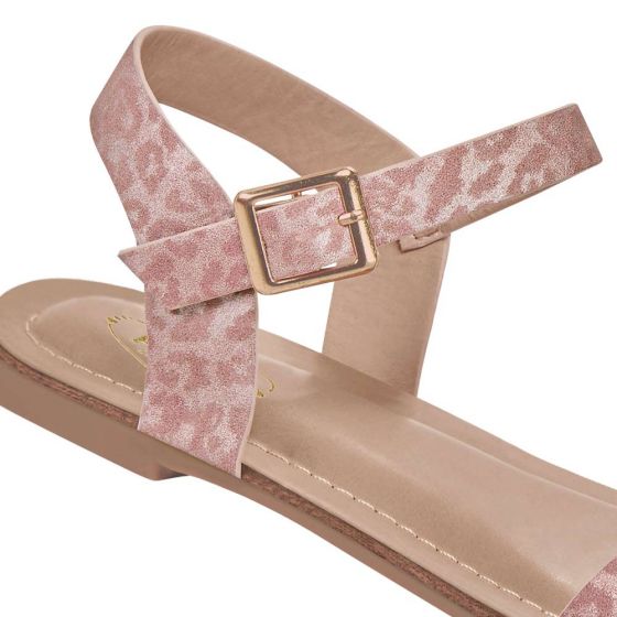 SANDALIA CASUAL PINK BY PRICE SHOES R001 ~ DAMA Café  