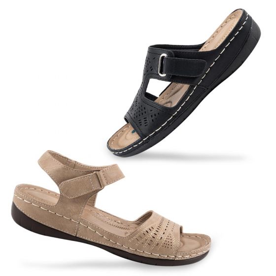 SANDALIA CONFORT SHOSH 9502 ~ DAMA Multicolor  