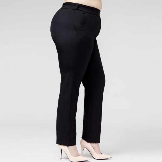 PANTALON TALLAS ESPECIALES SHOSH 0106 ~ DAMA Negro 