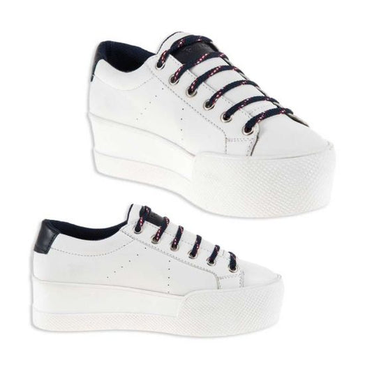 TENIS CASUAL HPC POLO 3960 ~ DAMA Blanco 