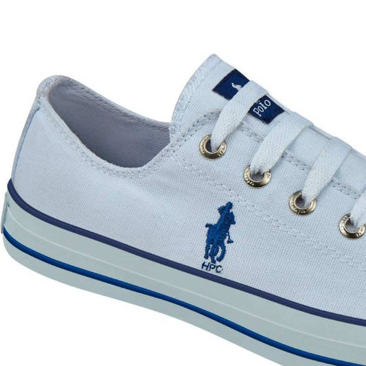 TENIS CASUAL HPC POLO 9042 ~ CABALLERO Blanco 