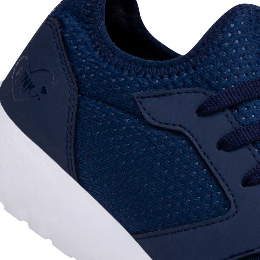 Tenis casual urbano dama azul marino Pink By Price Shoes modelo