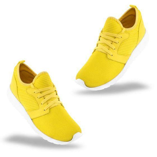 TENIS CASUAL PINK BY PRICE SHOES 376W ~ DAMA Amarillo 