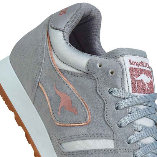 TENIS CASUAL KANGAROOS T510 ~ DAMA Gris 