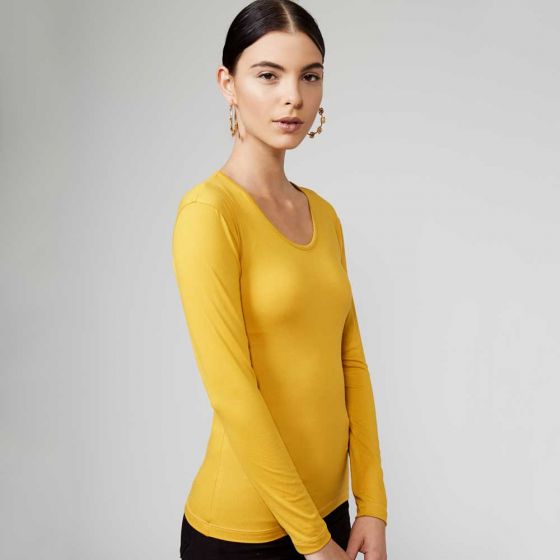 BLUSA CASUAL HOLLY LAND RINA ~ DAMA Amarillo 